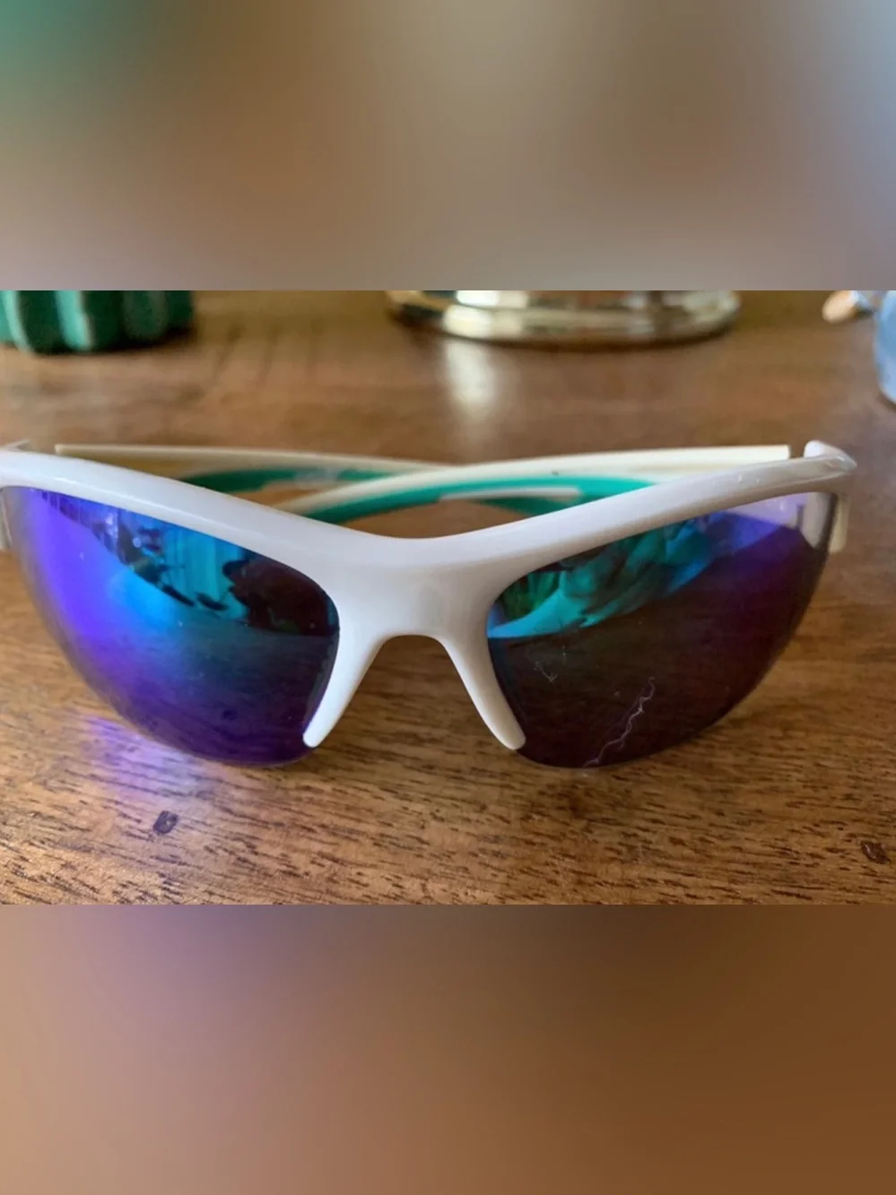 Vintage Piranha Women’s Polarized Sunglasses Sporty Gorp y2k Turquoise htf